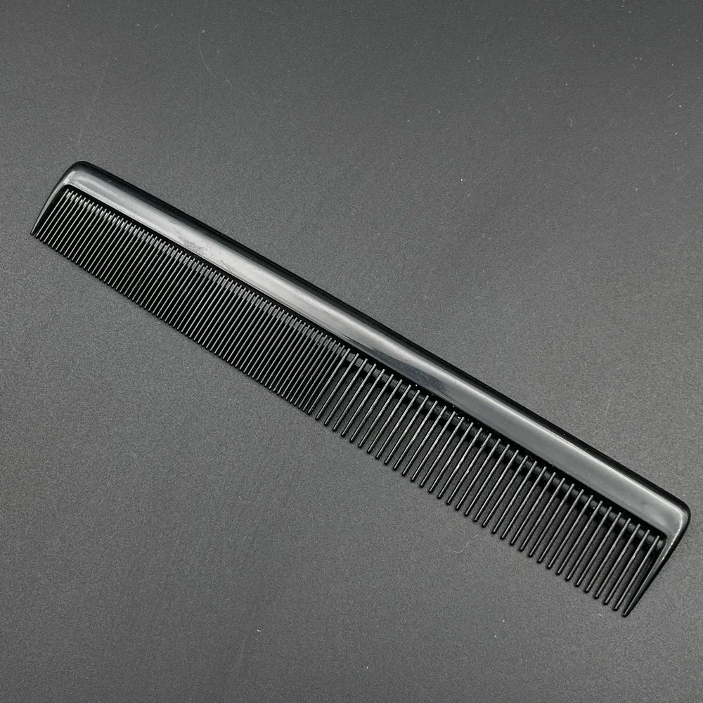 ACE Vintage‎ Black Hard Rubber All Purpose Dresser Comb 7 Inch Barber USA